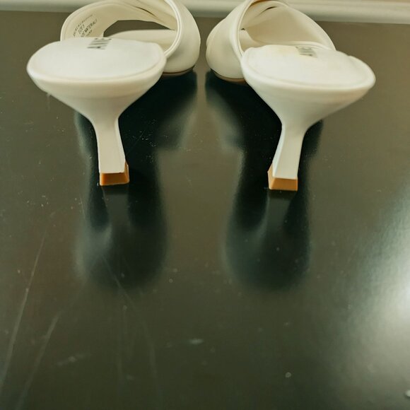Anne Klein Laila Twisted Vegan Leather Kitten Heel Slide w/Iflex Comfort 5M NWOB - Picture 6 of 10